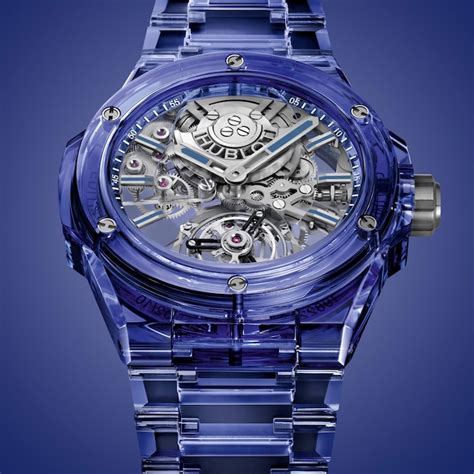 big bang tourbillon hublot|hublot full sapphire tourbillon.